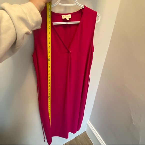 Laura Pink Dress size 8 with pockets. - Picture 9 of 13